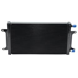 Heat Exchanger, E-Force, Dual Pass, Aluminum, Black, Each