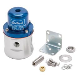 Fuel Pressure Regulator, Return, Inline, 5-10 psi, Aluminum, Blue Anodized, Each