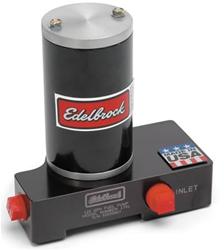 Fuel Pump, Electric, External, Aluminum, Black, 6.5 psi Maximum Pressure, for Carbureted Applications, Each