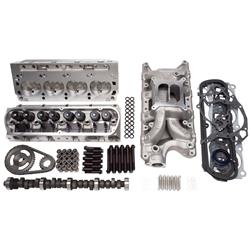 Top End Engine Kit, Performer RPM Power Package, Intake, Heads, Roller Cam, Timing Chain and Gears, Gaskets, All Bolts, SB Ford, 380 HP, Kit