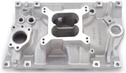 Intake Manifold, Performer, Dual Plane, Aluminum, Natural, 4-Barrel, Square Bore, Chevy, 4.3L V6, Vortec, Each