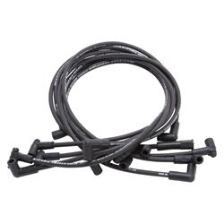 Spark Plug Wires, Max-Fire Ultra Spark, Spiral Core, 500 ohms, 8.5mm, Black, HEI, GM V8, SB, Set