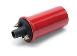 Ignition Coil, Max Fire, Oil Filled, Round, Red, 45,000 Volts, Each