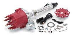 Distributor, Ready To Run, Magnetic Pickup, Vacuum Advance, Adjustable Collar, Chevy V8, Kit