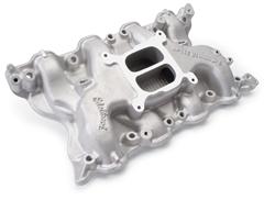 Intake Manifold, Performer, Dual Plane, Aluminum, Natural, Square Bore, Ford, 351C, 4V, Each