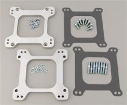 Carburetor Adapters, Standard Flange Sideways Adapter Plates, 0.55 in. Thick, 2 Plates, Gaskets, Hardware, Kit