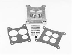 Carburetor Adapter, 4-Hole, Square Bore Carburetor, Spread Bore Manifold, .850 in. Thick, Each