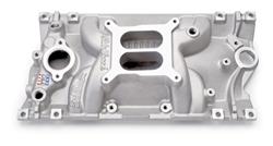 Intake Manifold, Performer EPS Vortec, Dual Plane, Aluminum, Satin, Chevy, Vortec, E-Tec, Each