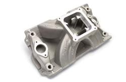 Intake Manifold, Victor, Single Plane, Aluminum, Natural, Dominator, Chevy, Small Block, Each