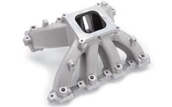 Intake Manifold, Super Victor EFI, Single Plane, 4150 Style Throttle Body, Aluminum, Natural, Chevy LS7, Each