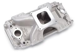 Intake Manifold, Victor Jr. 454-R, Single Plane, Rectangular Port, Aluminum, Square Bore, Standard Deck, Chevy, Big Block, Each