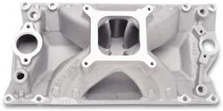 Intake Manifold, Super Victor, Single Plane, Aluminum, Natural, for Use On Vortec or E-Tec Heads, Chevy, 5.7L