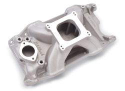 Intake Manifold, Victor 340, Single Plane, Aluminum, Square Bore, Rectangular Port, Mopar, Small Block, Each