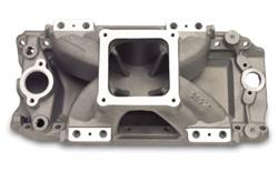 Intake Manifold, Super Victor EFI, Multi-Port, Aluminum, Natural, Rectangular Port, Chevy, Big Block, Each