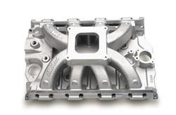 Intake Manifold, Victor FE, Single Plane, Aluminum, Natural, 4-Barrel, Square Bore, Ford, Big Block FE, Each