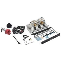 Fuel Injection System, Pro-Flo 4, Self-Learning, Sequential Multi-Port, Dual Throttle Bodies, Satin, 825 HP Max, Gen II Hemi, 426-572, Kit