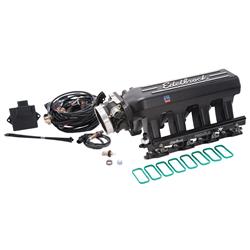 Fuel Injection System, Pro-Flo 4 XT, Self-Learning, Sequential Multi-Port, Satin, 550 HP Max, Gen III & IV LS Cathedral Port, Kit