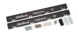 Fuel Rails, Pro-Flo XT EFI, Aluminum, Black Anodized, Chevy, LS, Pair