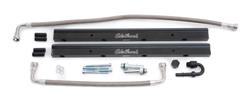 Fuel Rails, Aluminum, Black Anodized, Chrysler Gen III, Hemi, Pair