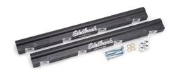 Fuel Rails, Super Victor LS3, Aluminum, Black Anodized, Chevy, 6.2L, Pair