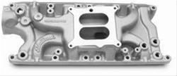 Intake Manifold, Performer, Dual Plane, Aluminum, Natural, Square Bore, Ford, 5.0L, Each