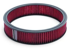 Air Cleaner Element, Pro-Flo, Round, 14.00 Diameter, Cotton Gauze, Pro-Charge Stripe, Red, Each