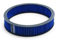 Air Cleaner Element, Pro-Flo, Round, 14.00 Diameter, Cotton Gauze, Pro-Charge Stripe, Blue, Each