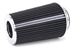 Air Filter Element, Pro-Flow, Conical Flanged, Cotton Gauze, Black, 10.5 in. Length, Each