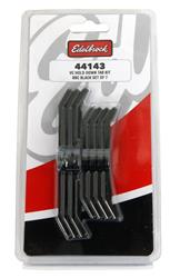 Valve Cover Hold-Down Tabs, Steel, Black, Chevy, Big Block, Set of 7