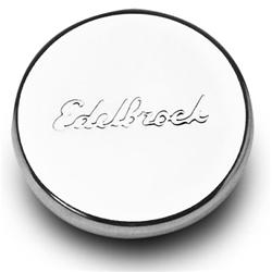 Oil Fill Plug Cap, Push-In, Round, Steel, Chrome, Universal, Each