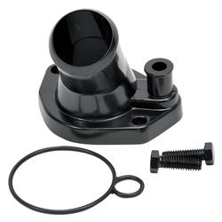 Water Neck, 15 Degree, O-Ring, Aluminum, Black, Ford, Small Block, Each