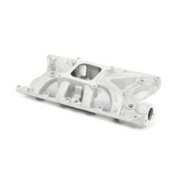 Intake Manifold, Torker II, Single Plane, Aluminum, Natural, Square Bore, Non-EGR, Ford, 351W, Each