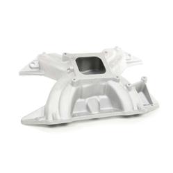 Intake Manifold, Torker II, Single Plane, Aluminum, Natural, Square Bore, Non-EGR, Mopar, RB Big Block, Each