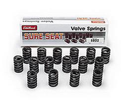 Valve Springs, Sure Seat, Single, 1.222 in. Outside Diameter, Non-Rotator, Chevy, Small Block, Set of 16