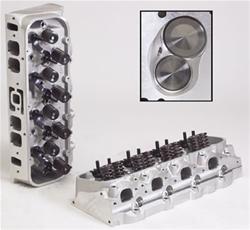 Cylinder Head, Performer RPM, Aluminum, Assembled, 110cc Chamber, 290cc Intake Runner, Chevy, Big Block, Each