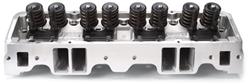 Cylinder Head, Performer RPM, Aluminum, Assembled, 64cc Chamber, 195cc Intake Runner, Chevy 302, 327, 350, 400, Each