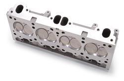 Cylinder Head, Performer, Aluminum, Assembled, 87cc Chamber, 204cc Intake Runner, D-Port, Pontiac, Each