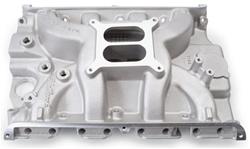 Intake Manifold, Performer RPM, Dual Plane, Aluminum, Natural, Square Bore, Ford, Big Block FE, Each