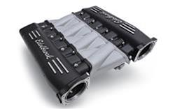 Intake Manifold, Cross-Ram, Aluminum, Fuel Injected, Rectangular Port Heads, Black, GM LS3, Each