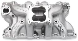 Intake Manifold, Performer RPM, Dual Plane, Aluminum, Natural, Square Bore, Ford, 429/460, Each