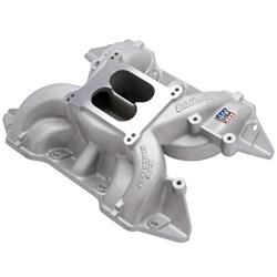 Intake Manifold, Performer RPM, Dual Plane, Aluminum, Natural, Square Bore, Mopar, 413/426/440, Each