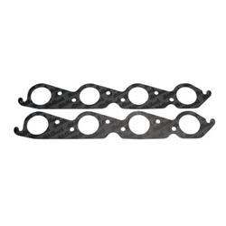 Exhaust Header Gaskets, Composite with Steel Core, 1.940 in. Round Port, Chevy, Big Block, Set