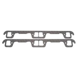 Exhaust Gaskets, Composite with Steel Core, 1.800 in. x 1.300 in. Dog Leg Port, AMC, Jeep, V8, Pair