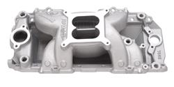 Intake Manifold, Performer RPM Air Gap, Dual Plane, Natural, Square Bore, Chevy, Big Block, Rectangle Port