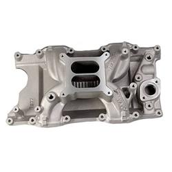 Intake Manifold, Performer RPM Air Gap, Dual Plane, Aluminum, Natural, Square Bore, Mopar, 5.2, 5.9L, Each