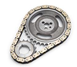 Timing Chain and Gear Set, Performer-Link, Single Roller, Iron/Steel Sprockets, Chevy, V6/Small Block, Set