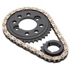 Timing Chain and Gear Set, Performer-Link, Single Roller, True Roller, Iron/Steel Sprockets, Buick, V8, Set