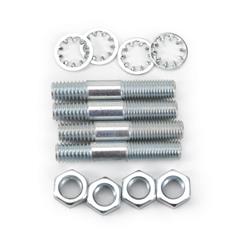 Carburetor Mounting Studs, Nuts, Washers, Steel, Cadmium Plated, 5/16 in.-18 Thread, 1.75 in. Length, Set of 4