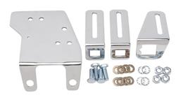 Throttle Cable Bracket, Steel, Chrome, Small Block Chevy, Each