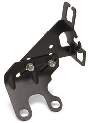 Throttle Cable, Transmission Cable Bracket, Steel, Black Powdercoated, Chevy, Big/Small Block, with Edelbrock Carburetor, Each